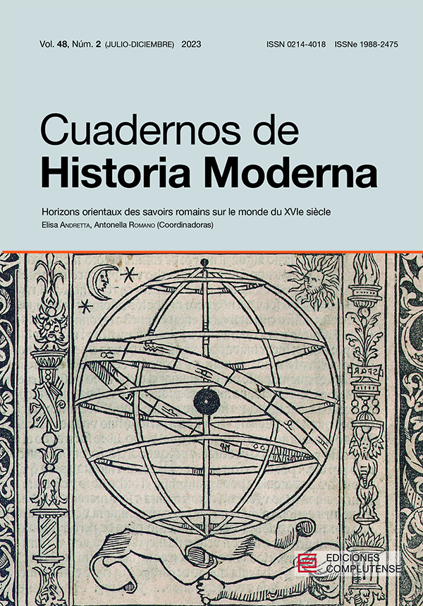 Illustration revue Cuadernos de Historia Moderna Vol48 n2