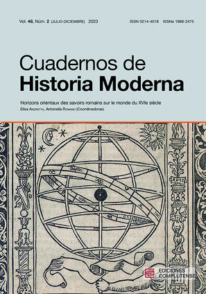 Illustration revue Cuadernos de Historia Moderna Vol48 n2